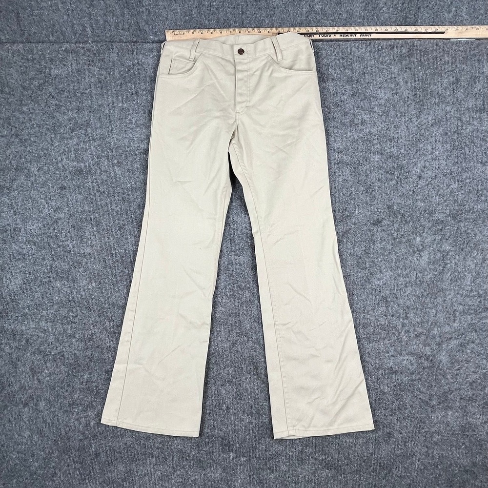 Big Smith Pants Size 29 Men's Khaki Bootcut Western Ranch Casual Stretch‎